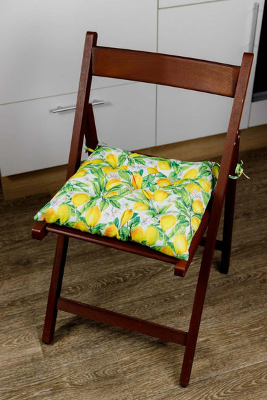 Подушка на стілець Лимони ПРОВАНС, 40х40см 039043