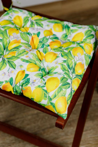 Подушка на стілець Лимони ПРОВАНС, 40х40см 039043