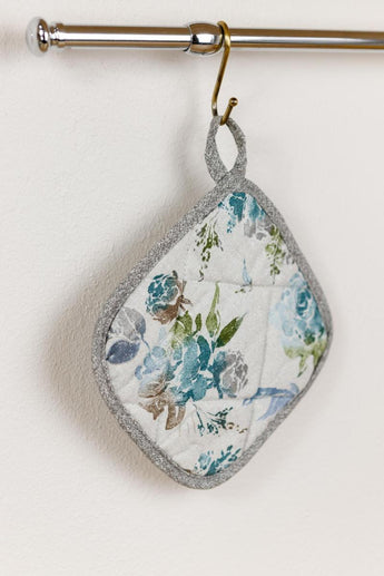 Кухонна прихватка Троянда блакитна ПРОВАНС, 20х20см 016959
