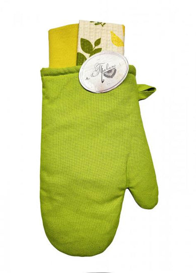 Набір Зелений (Рукавичка та 2 серветки) ПРОВАНС, 37х20см 033296