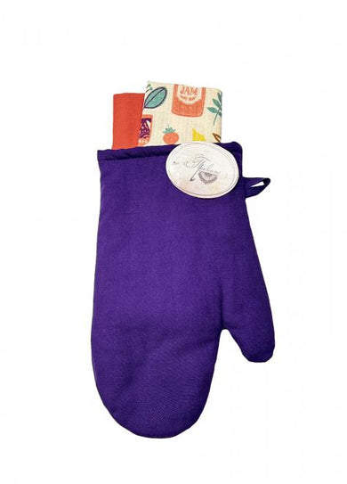 Набір Фіолетовий (Рукавичка та 2 рушники) ПРОВАНС, 37х20см 033297