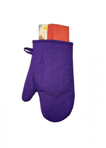 Набір Фіолетовий (Рукавичка та 2 рушники) ПРОВАНС, 37х20см 033297