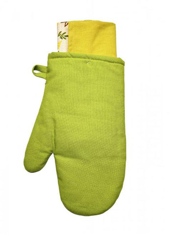 Набір Зелений (Рукавичка та 2 серветки) ПРОВАНС, 37х20см 033296