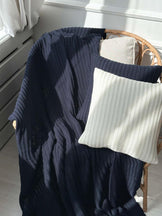 В'язана наволочка COTTON молочна ПРОВАНС, 45х45см 039939