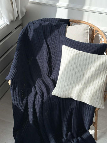 В'язана наволочка COTTON молочна ПРОВАНС, 45х45см 039939