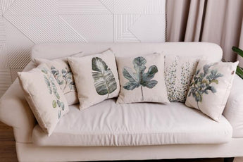 Гобеленова декоративна подушка Гілка Евкаліпту ПРОВАНС, 45х45см 035500