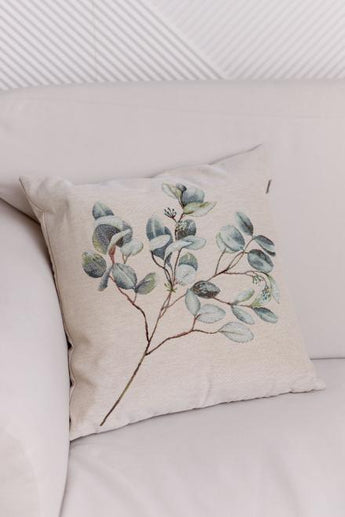Гобеленова декоративна подушка Гілка Евкаліпту ПРОВАНС, 45х45см 035500