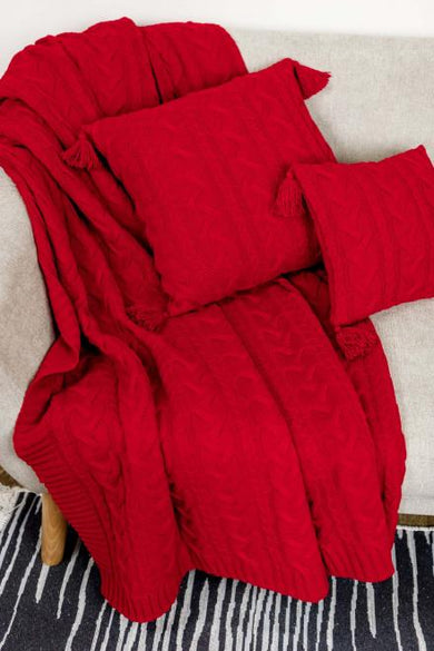 Плед Hit Kosa червоний ПРОВАНС, 130х170см 030172