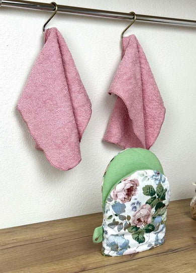 Текстильний набір для кухні рожевий ПРОВАНС, 19х34см 033331