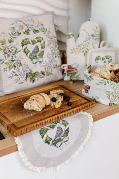 Кругла гобеленова серветка GARDEN ПРОВАНС, D33см 035434