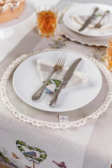 Кругла гобеленова серветка GARDEN ПРОВАНС, D29см 035436