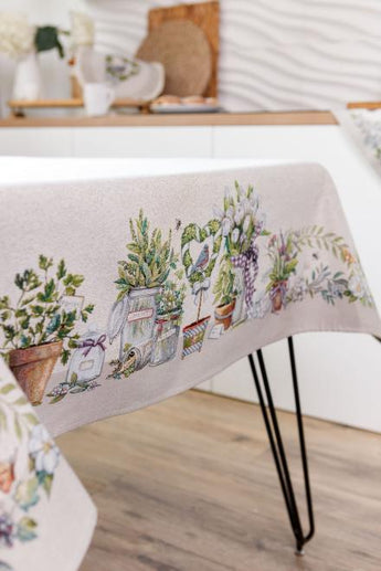 Скатертина гобеленова на стіл GARDEN ПРОВАНС, 136х300см 035350