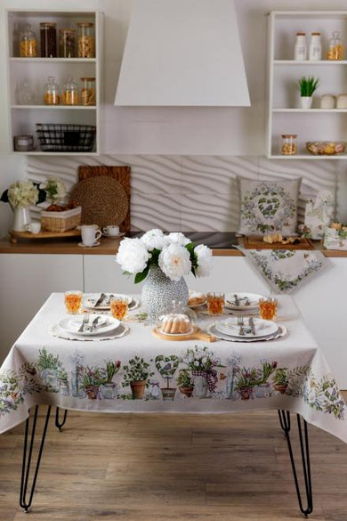 Скатертина гобеленова на стіл GARDEN ПРОВАНС, 136х300см 035350