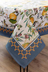 Скатертина гобеленова на стіл Наполі ПРОВАНС, 136х136см 035354