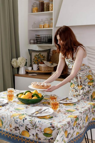 Скатертина гобеленова на стіл Наполі ПРОВАНС, 136х240см 035358