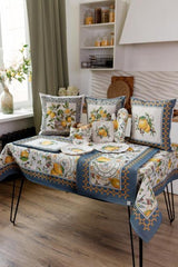 Кругла гобеленова серветка Наполі Прованс D25 см