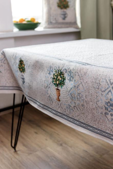 Скатертина гобеленова на стіл Афіни ПРОВАНС, 136х350см 035382