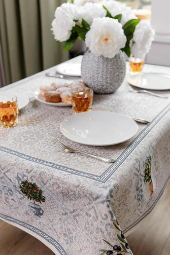 Скатертина гобеленова на стіл Афіни ПРОВАНС, 136х240см 035390