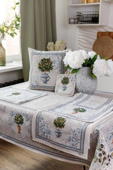 Гобеленова доріжка на стіл Афіни ПРОВАНС, 35х100см 035292