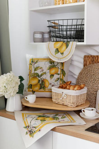 Кругла гобеленова серветка Сицилія ПРОВАНС, D25см 035440