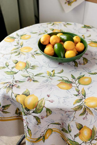 Кругла гобеленова скатертина на стіл Сицилія ПРОВАНС, D160см 035328