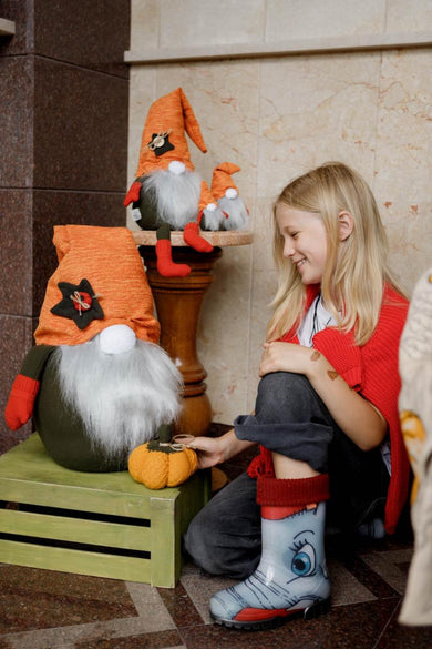 Декоративний гном-стоппер у ковпаку з ніжками ПРОВАНС, 37х22см 037245