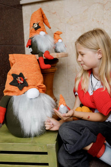 Декоративний гном-стоппер у ковпаку маленький ПРОВАНС, 13см 037246