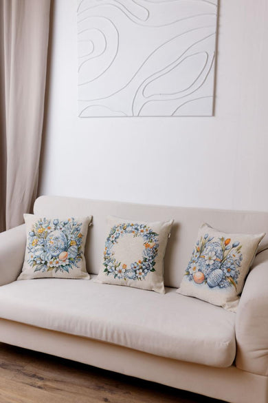 Великодня декоративна наволочка Великдень ПРОВАНС, 45х45см 039179