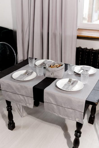 Ранер на стіл RINO сірий ПРОВАНС, 40х140см 037146