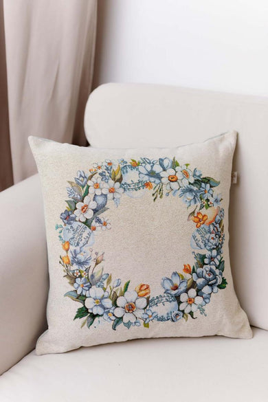 Декоративна великодня подушка Віночок ПРОВАНС, 45х45см 039183