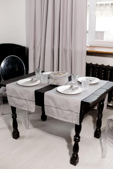 Ранер на стіл RINO сірий ПРОВАНС, 40х140см 037146