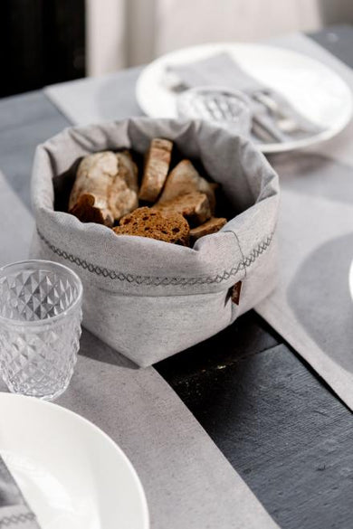 Кошик для дрібничок RINO сірий ПРОВАНС, 14х16х15см 037231