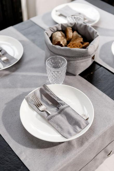 Ранер на стіл RINO сірий ПРОВАНС, 40х140см 037146