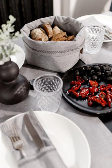 Чохол для столових приборів RINO сірий ПРОВАНС, 24х10см 037225