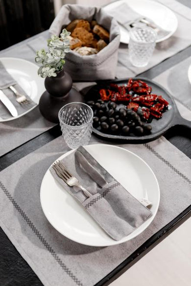 Серветка на стіл RINO сіра ПРОВАНС, 35х45см 037227