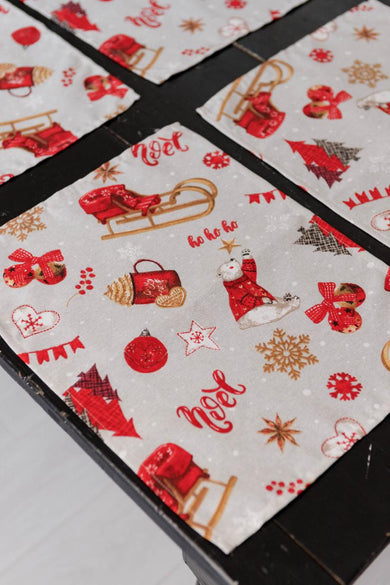Новорічна серветка на стіл NOEL ПРОВАНС, 35х45см 042170