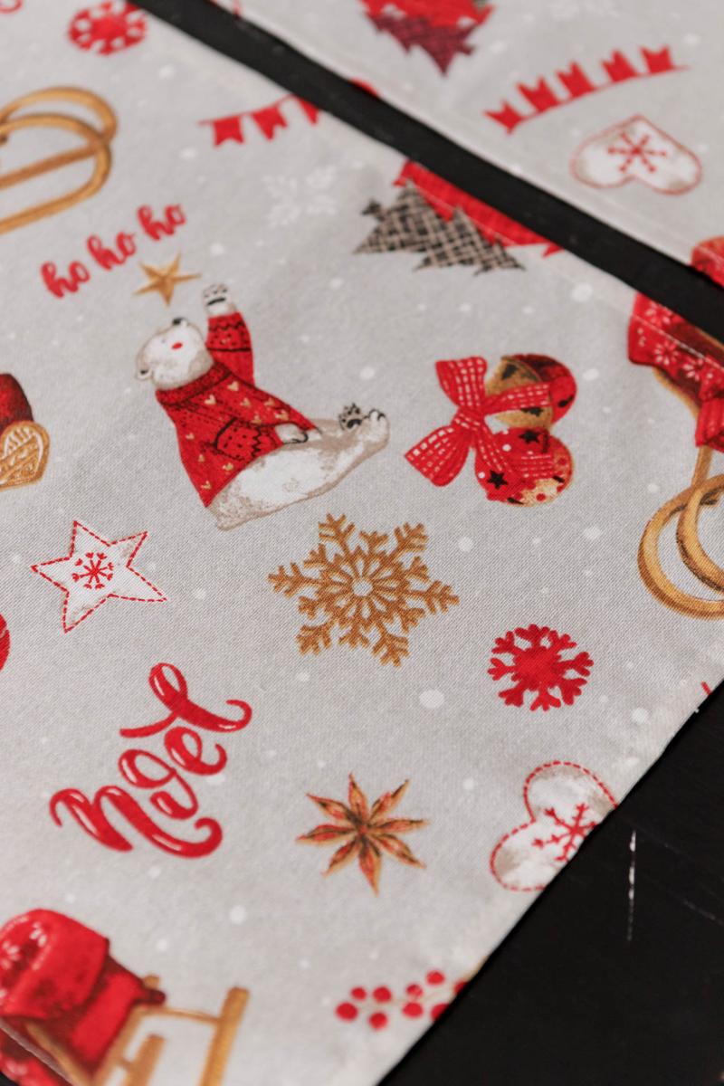 Новорічна серветка на стіл NOEL ПРОВАНС, 35х45см 042170