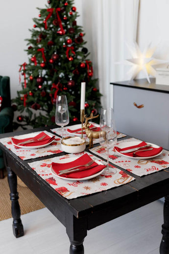 Новорічна серветка на стіл NOEL ПРОВАНС, 35х45см 042170