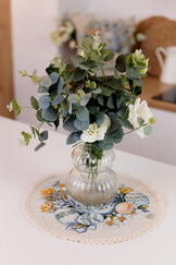 Великодня гобеленова кругла серветка Рrimavera ПРОВАНС, D35см 039138