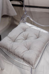 Подушка на стілець RINO сіра ПРОВАНС, 40х40см 037223