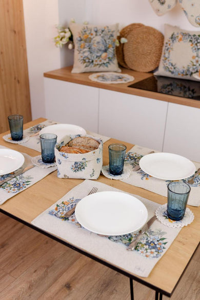 Великодня гобеленова прямокутна серветка Рrimavera ПРОВАНС, 35х45см 039136