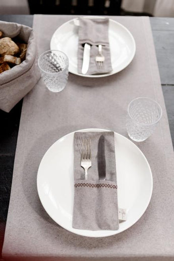 Ранер на стіл RINO коричневий ПРОВАНС, 40х140см 038538