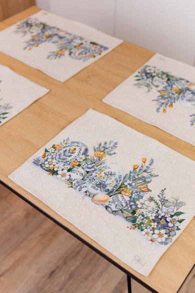 Великодня гобеленова прямокутна серветка Рrimavera ПРОВАНС, 35х45см 039136