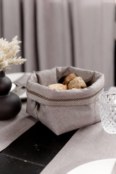 Кошик для дрібничок RINO коричневий ПРОВАНС, 14х16х15см 038546