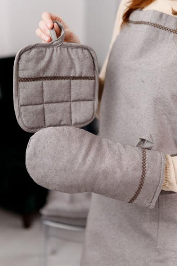 Рукавиця кухонна RINO коричнева ПРОВАНС, 29х15см 038554