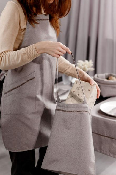 Фартух кухонний RINO коричневий ПРОВАНС, універсальний 038591