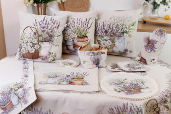 Гобеленова кругла серветка Provence ПРОВАНС, D35см 039108