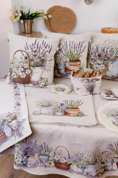 Гобеленовий набір серветок під чашку Provence ПРОВАНС, D14см 039288