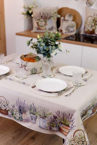 Гобеленова скатертина на стіл Provence ПРОВАНС, 135х180см 039114