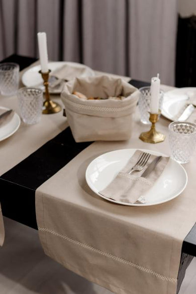 Чохол для столових приборів RINO бежевий ПРОВАНС, 24х10см 038581